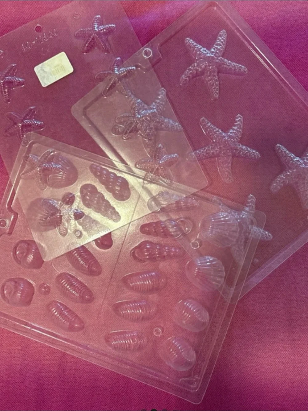Wilton Clear Starfish and Shell Mold Set - Home Accents